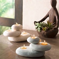 Birthday Gift Ideas For Your Girlfriend Zen Stone Candle Holder