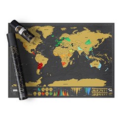 Birthday Gift Ideas For Your Girlfriend Scratch Map