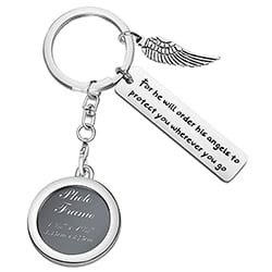 Gifts For Spiritual People Bible Verse Keychain
