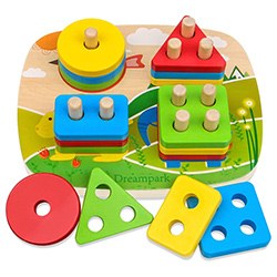 Gifts For A 2 Year Old Boy Geometric Board Blocks