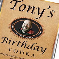 Gifts For Vodka Lovers Custom Labels
