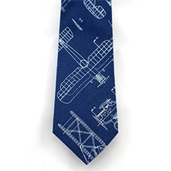 Best Gifts For A Pilot Airplane Cotton Tie