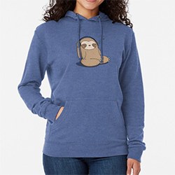Gifts For Sloth Lovers Lightweight Hoodie
