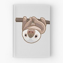 Gifts With Sloths Hardcover Journal