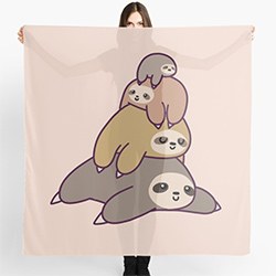Gifts With Sloths Stack Scarf