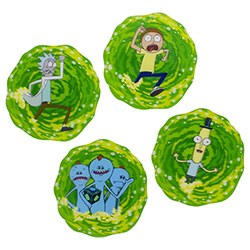 Rick And Morty Gifts Coasters