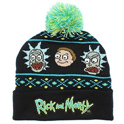 Rick And Morty Gifts Pom Beanie