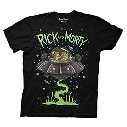 Rick And Morty Merch Spaceship Tee Shirt