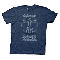Rick And Morty Merch Vitruvian T Shirt