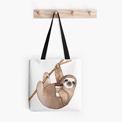 Sloth Gifts Tote Bag