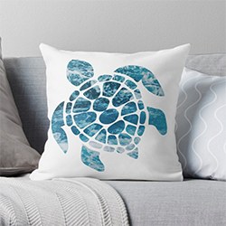 Turtle Gifts Throw Pillow