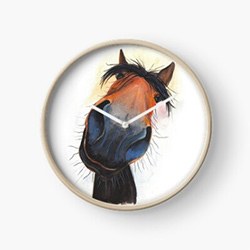 Unique Horse Gifts Clock