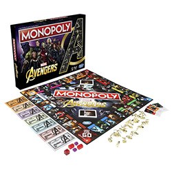 Movie Themed Gifts Monopoly Avengers
