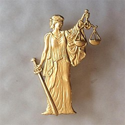 Scales Of Justice Gifts Lady Jusice Brooch
