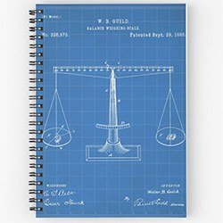 Scales Of Justice Gifts Notebook