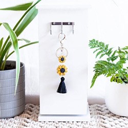 Sunflower Jewelry Keyring