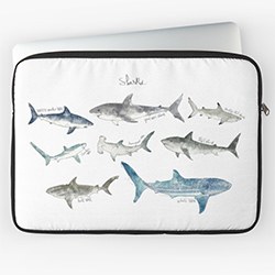 Gifts For Shark Lovers Laptop Sleeve