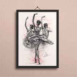 Cool Gifts For Ballet Dancers Wall Art Print