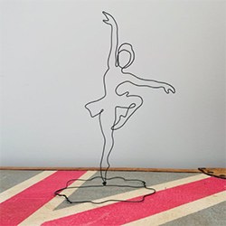 Cool Gifts For Ballet Dancers Wire Sculpture