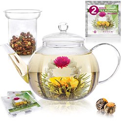 Wonderful Self Care Essentials Glass Teapot