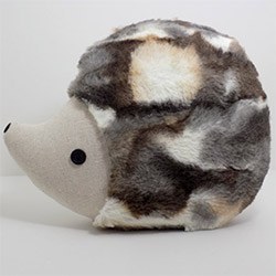 Adorable Hedgehog Presents Plush Pillow