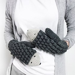 Creative Hedgehog Themed Gifts Mittens