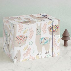 Cute Llama Gift Ideas Wrapping Paper