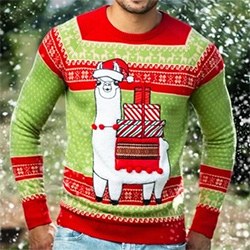 Great Llama Stuff Christmas Sweater