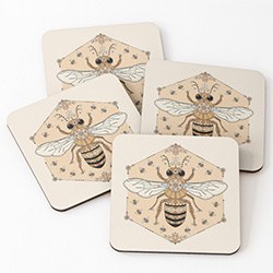 Amazing Bee Gifts Coasters