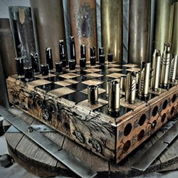 Cool Chess Sets 50 Calibre