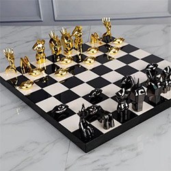 Modern Chess Sets Titanium