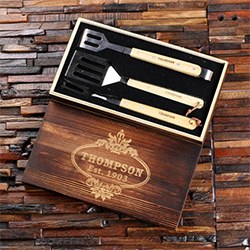 Personalized Father Of The Bride Gift Ideas Grill Set