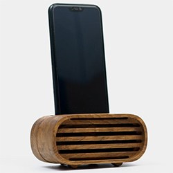 Wedding Gift For Father Of The Bride Wooden Phone Speaker