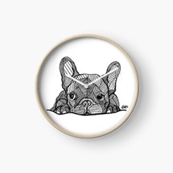 French Bulldog Gift Ideas Clock