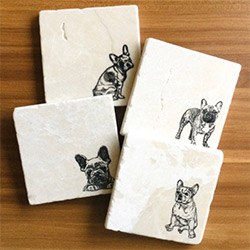 Gifts For French Bulldog Coasters