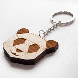 Panda Themed Gifts Keyring