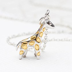 Cool Giraffe Themed Gifts Necklace
