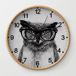 Cute Owl Gifts Clock