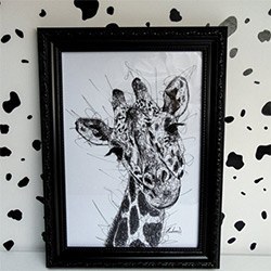 Fun Giraffe Gift Ideas Wall Art