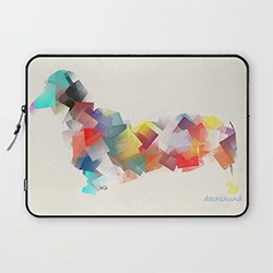 Cool Dachshund Themed Gifts Laptop Case