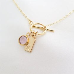 Cool Grad Gifts Birthstone Necklace