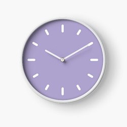 Awesome Purple Gift Ideas Clock