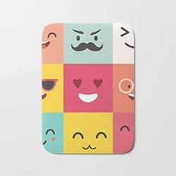 Best Emoji Gift Ideas Bath Mat