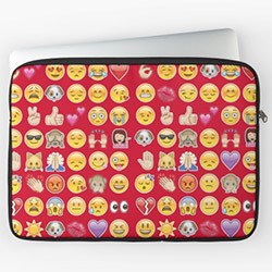 Cool Emoji Themed Gifts Laptop Sleeve