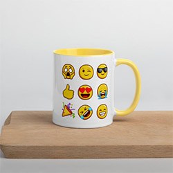 Dazzling Emoji Themed Gift Ideas Mug