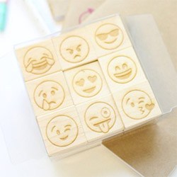 Dazzling Emoji Themed Gift Ideas Stamp Set