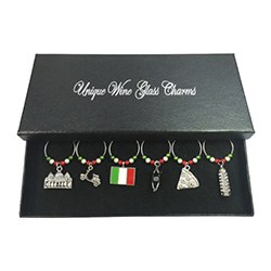 Creative Gifts From Italy Wine Charms