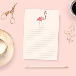Fantastic Flamingo Gifts Notepad