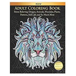 Creative White Elephant Gifts Adult Coloring Book