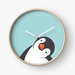 Cute Penguin Gifts Clock